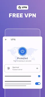 Opera browser beta with AI screenshot