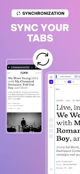 Opera browser beta with AI screenshot