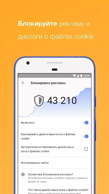 Opera с бесплатным VPN 63.3.3216.58675 screenshot 2