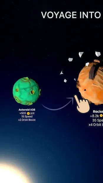 Orbital - Merge Idle RPG 0.9 screenshot 3