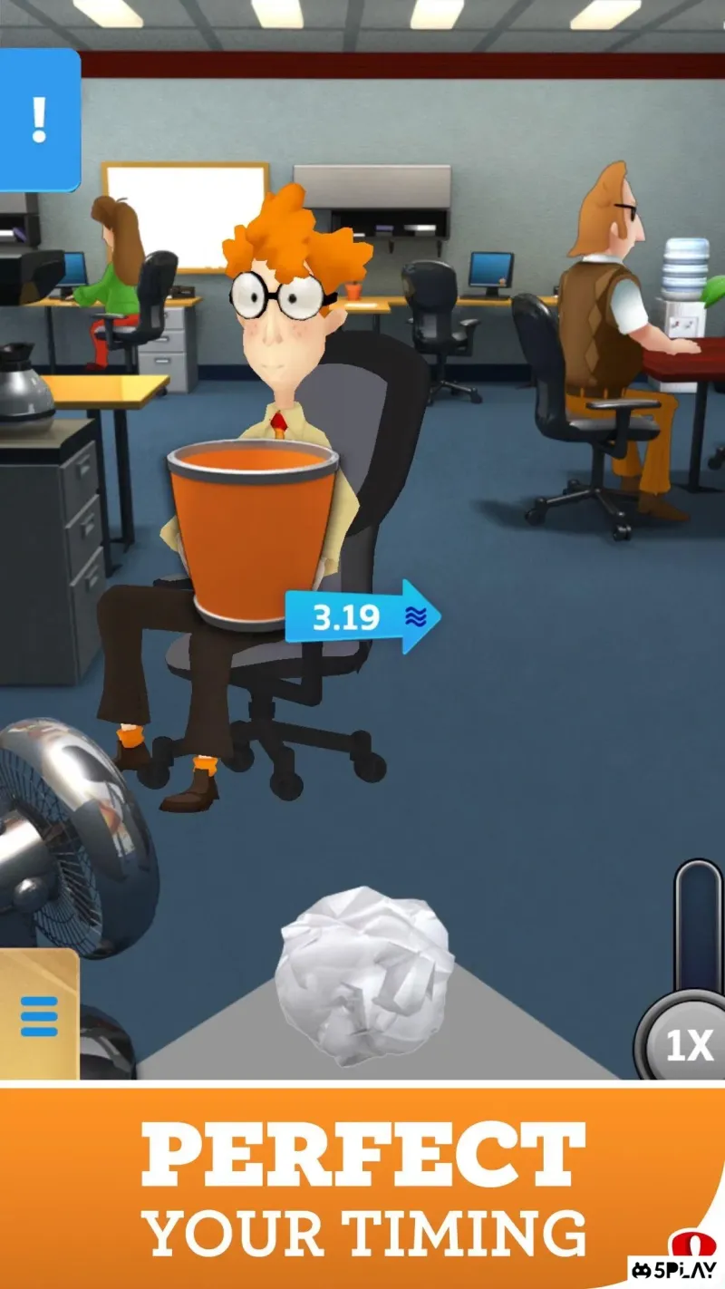 Paper Toss Boss screenshot 2