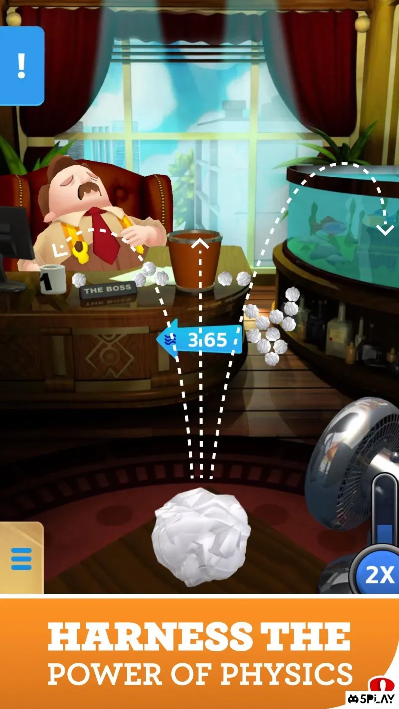 Paper Toss Boss screenshot 4
