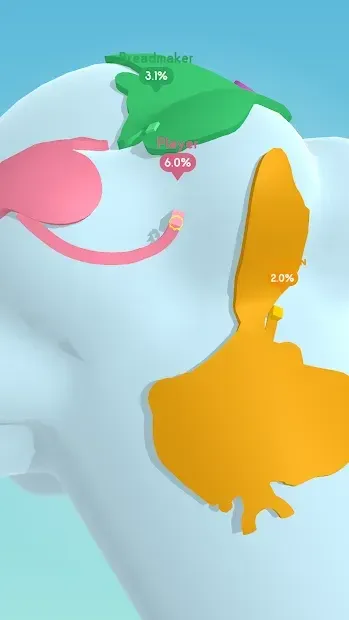 Paper.io 3D 2.0 screenshot 4