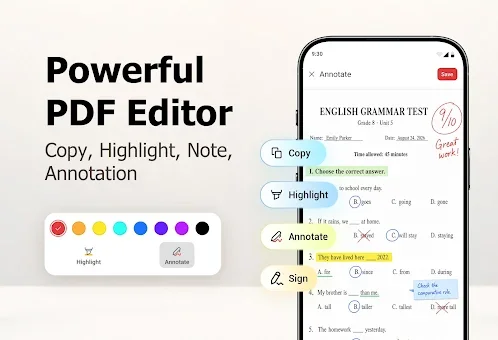 PDF Reader & Editor: View PDF screenshot