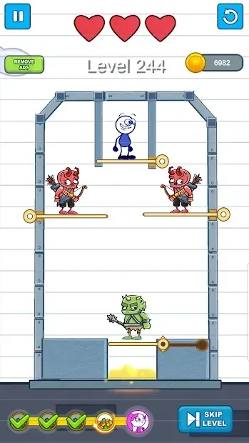 Pencil Boy - Pull The Pin Rescue Princess 1.2 screenshot 1