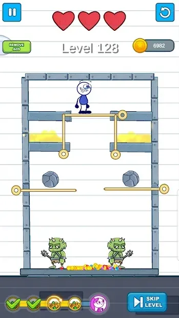 Pencil Boy - Pull The Pin Rescue Princess 1.2 screenshot 4