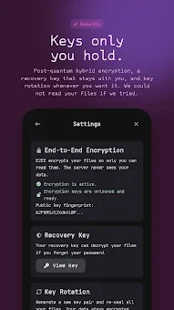 PigCloud: Encrypted Storage screenshot