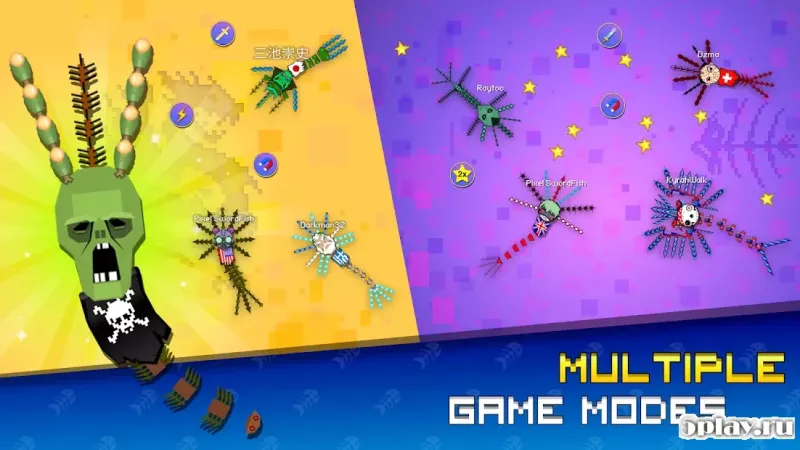 Pixel Sword Fish io screenshot 2