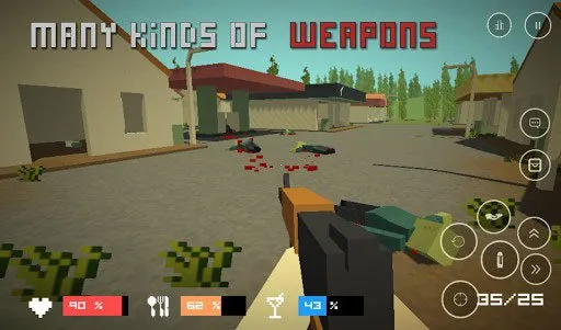 Pixel Z - Gun Day screenshot 1