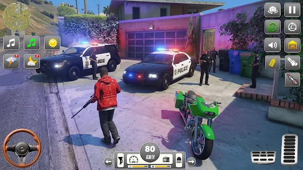 Police Car Chase Simulator 3D screenshot