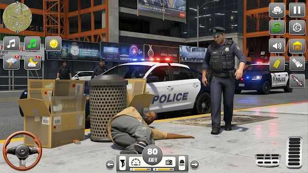 Police Car Chase Simulator 3D screenshot