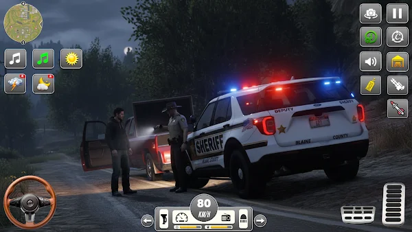 Police Car Chase Simulator 3D screenshot