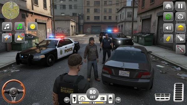 Police Car Chase Simulator 3D screenshot