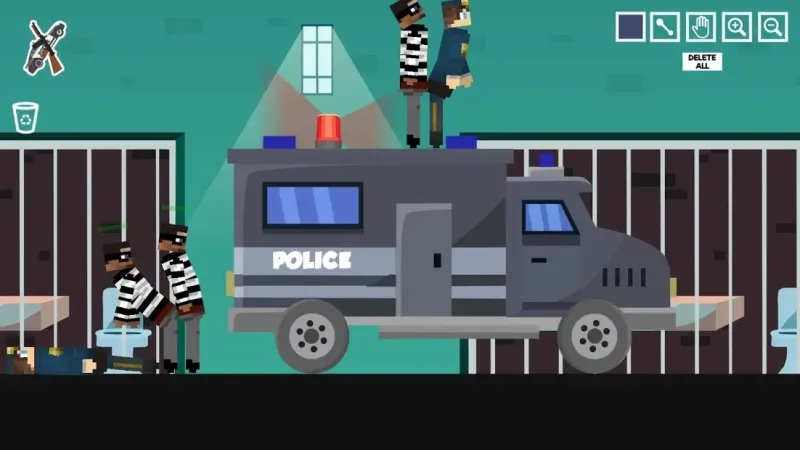 Policeman Jail Playground: Ragdoll Thief 1.0.0 screenshot 1