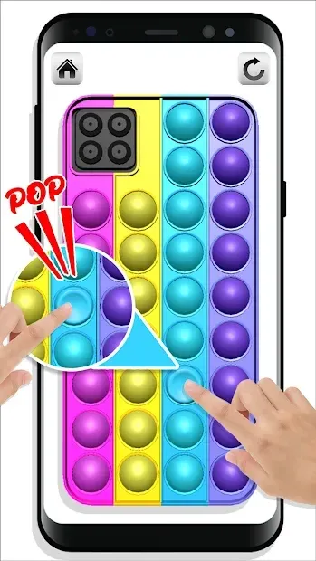 Pop it popop fidget toys push poppet anti anxiety 1.0 screenshot 3