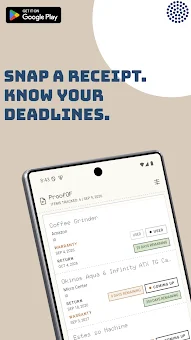 ProofOF: Receipt & Warranty screenshot