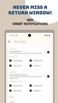 ProofOF: Receipt & Warranty screenshot