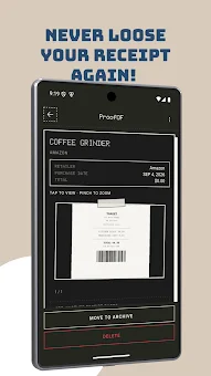 ProofOF: Receipt & Warranty screenshot