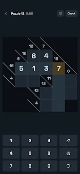 Pure Kakuro: Cross Sums screenshot