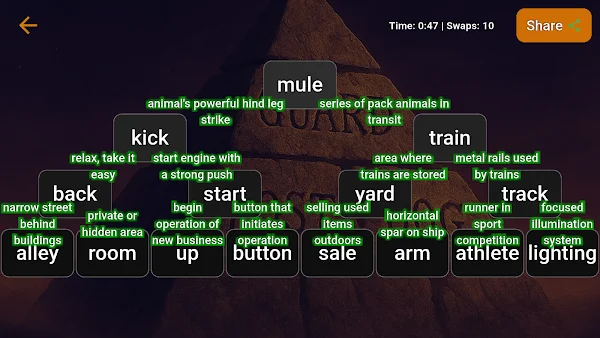 Pyralinks - Pyramid Puzzles screenshot