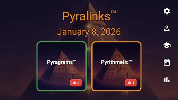 Pyralinks - Pyramid Puzzles screenshot