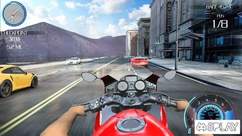 Racing Moto 3D screenshot 4