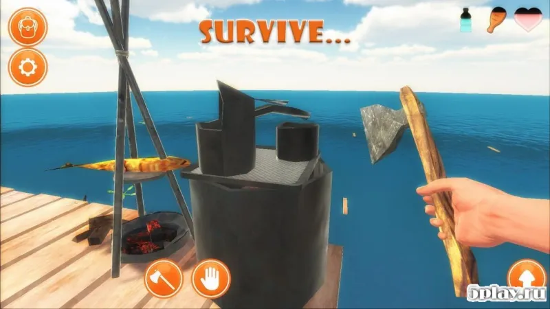 Raft Survival Simulator screenshot 3
