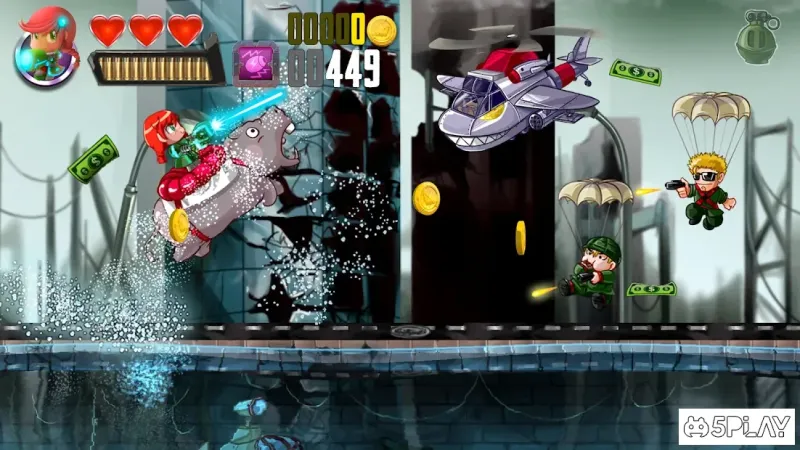 Ramboat - Jumping Shooter Game screenshot 3