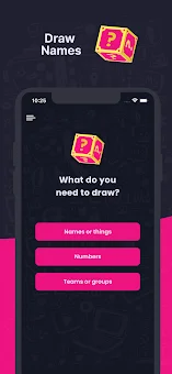 Random name picker for raffles screenshot