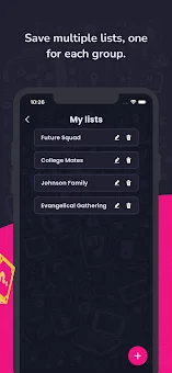 Random name picker for raffles screenshot