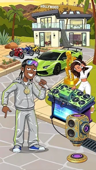 Rap Star:Idle Clicker screenshot