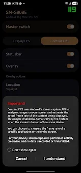 Real-time FPS Monitor screenshot