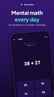 Rechenflow Mental Math screenshot