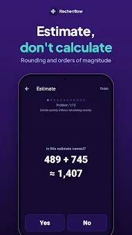Rechenflow Mental Math screenshot