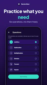 Rechenflow Mental Math screenshot
