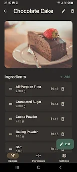 RecipeCostPro: Food Costing screenshot