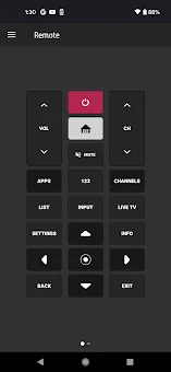 Remote for LG Smart TV screenshot