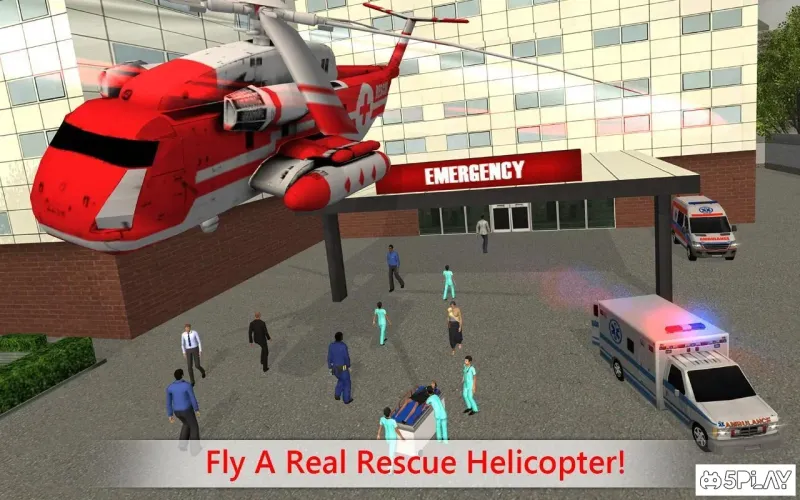 Rescue Ambulance & Helicopter 1.4 screenshot 2