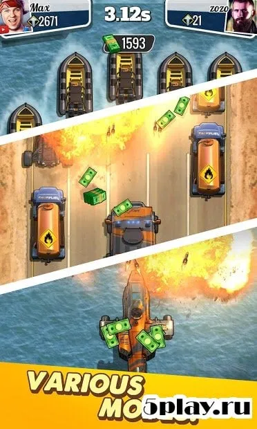 Road Blast - Crazy Rider screenshot 1
