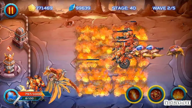 Robot Defense: Tower War screenshot 1