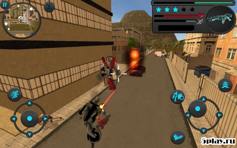 Robot Moto Revenge screenshot 2