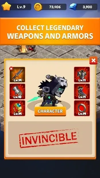 Rogue Idle RPG: Epic Dungeon Battle 1.6.4 screenshot 2