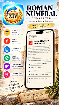 Roman Numeral Converter screenshot
