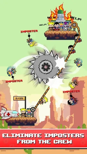 Rope Pixel Master - Rescue Hero Academy 0.19 screenshot 4