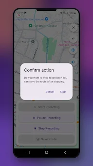 Route Trace GPS Recorder screenshot
