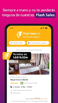 Rumbo.es - vuelos baratos screenshot