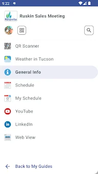 Ruskin Events screenshot