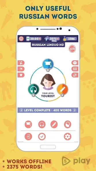 Russian for Beginners: LinDuo HD 5.12.0 screenshot 1
