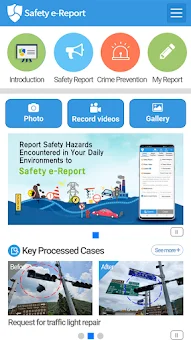 Safety e-Report screenshot