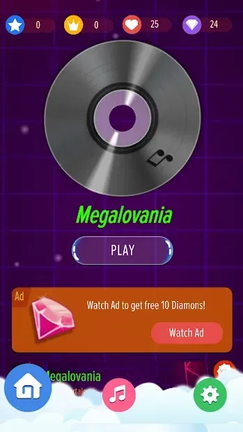 Sans Megalovania - Undertale piano game 1.3 screenshot 1